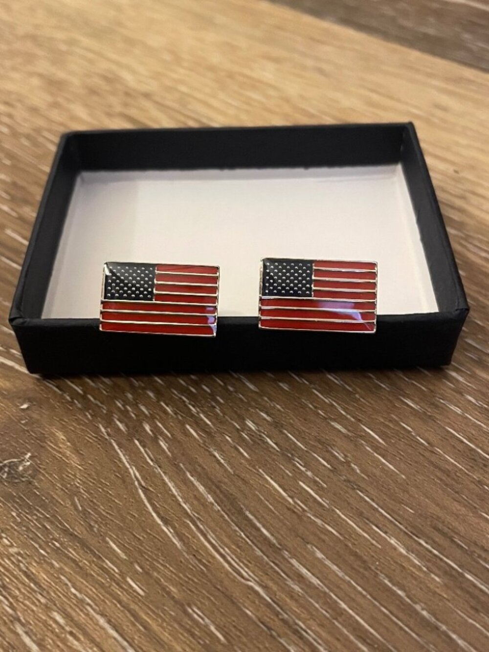 American Flag Cuff Links